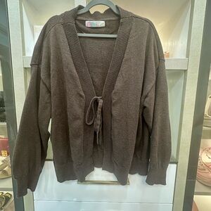 Free people Dark Brown Women's Cardigan